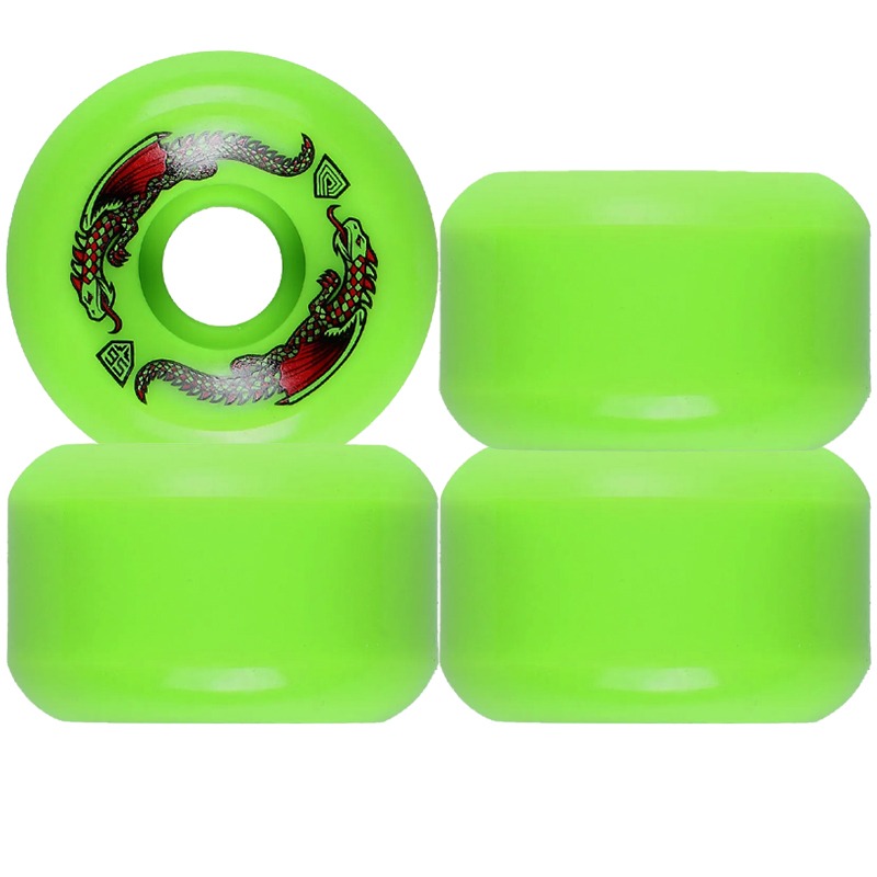 Rodas Powell Peralta Skateboard 56mm x Dragon Formula 93A Green