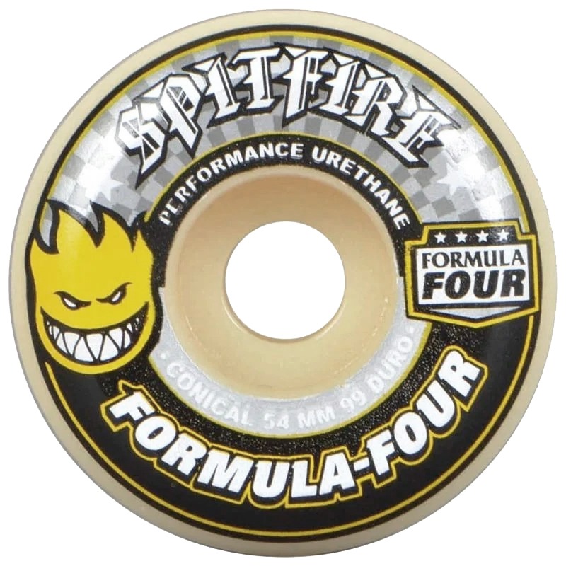 Rodas Spitfire Formula Four Conical Full 54mm Gray on Liquid 99DU
