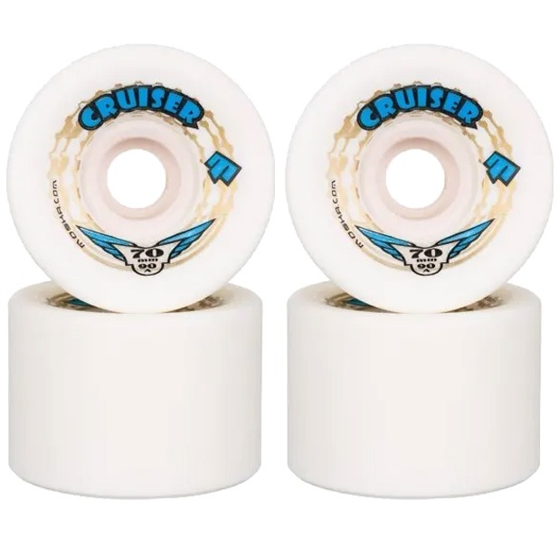 Roda Moska 70mm Cruiser Dureza 90A - Virtual Skate Shop | A Skate