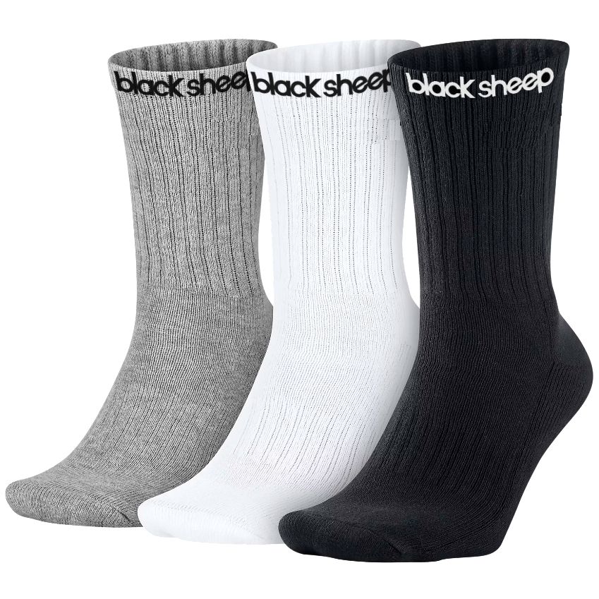 Meia Black Sheep Cotton Value Sport - Virtual Skate Shop | A Skate