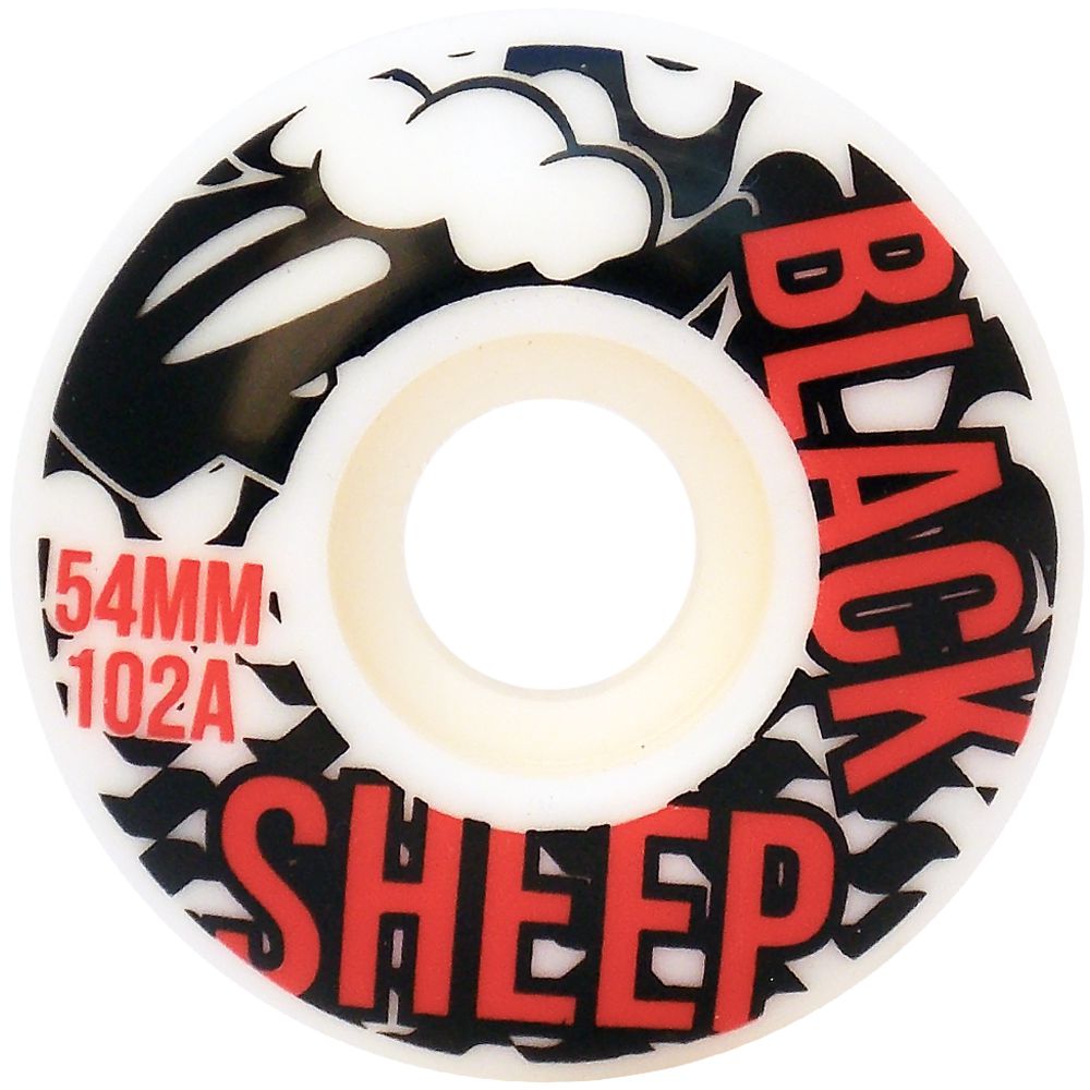 【BlackPearl・Schaft】 Roda Importada Black Sheep 54mm 102A - Virtual Skate Shop | A