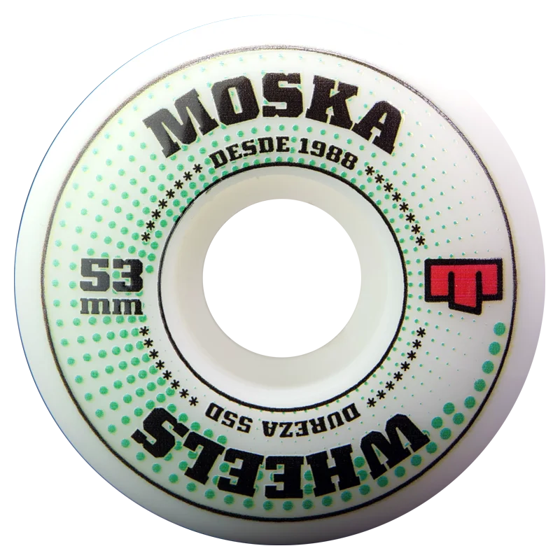 Roda Moska 53mm Rock + Rolamento Black Sheep Gold - Virtual Skate