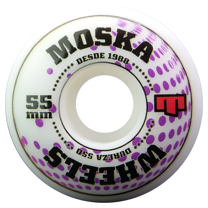 Roda Moska 55mm Rock + Rolamento Black Sheep Gold - Virtual Skate