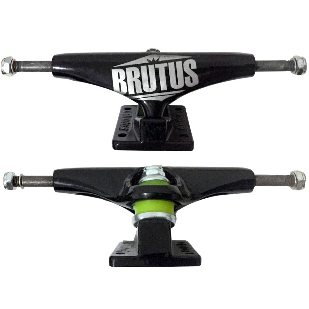 Truck Brutus Black 139mm Semi Profissional - Virtual Skate Shop