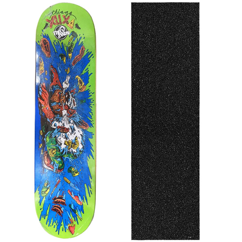 BxH DEMERU-KUN【SKATETHING COLOR VERSION】 Shape de Skate Profissional This Way Pro Model Thiago Xuxa 8.0