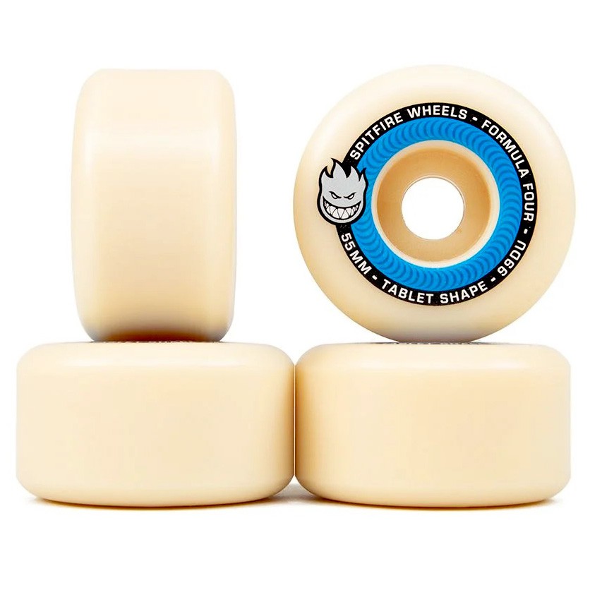 大人気定番商品 Tablets Spitfire Rodas 55mm 99a Blue Four Formula F4 スケートボード