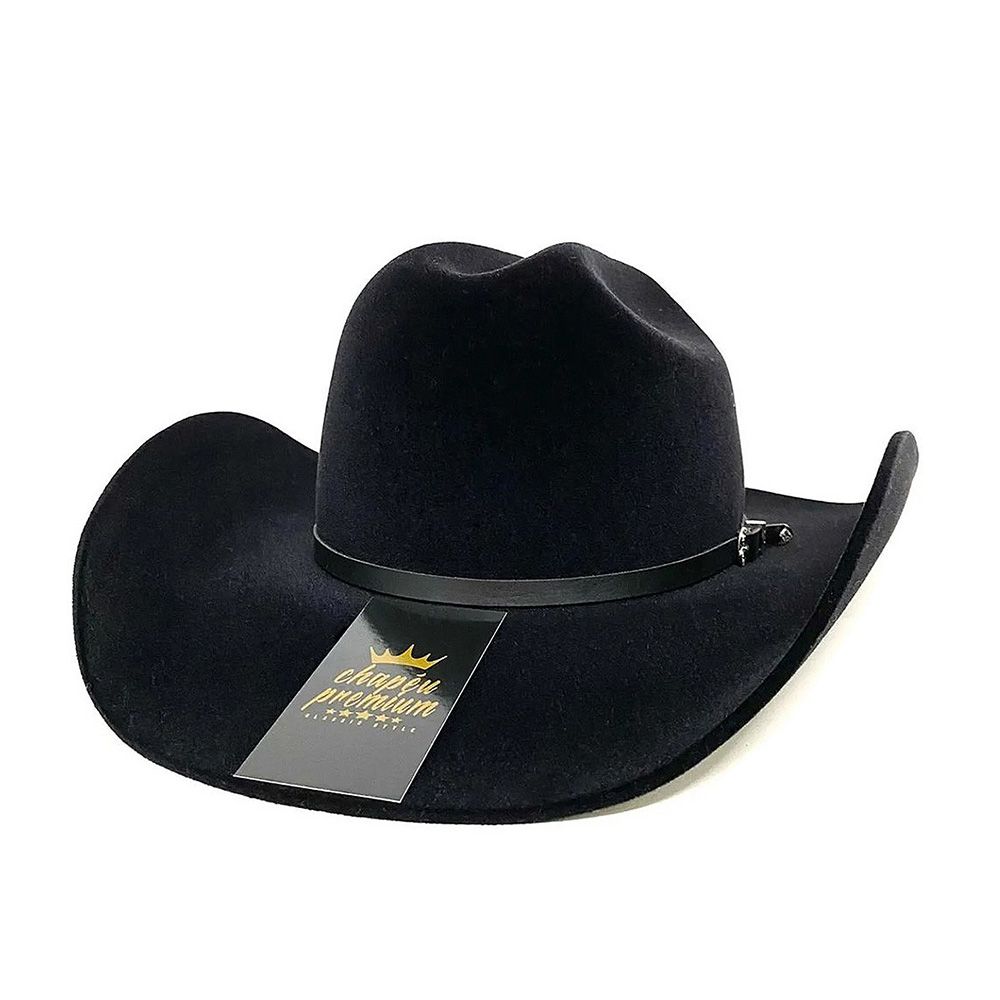 Chapéu Country Preto Modelo Americano Unissex | Loja Chapéu Premium - Chapéu  Premium | Top Hats!