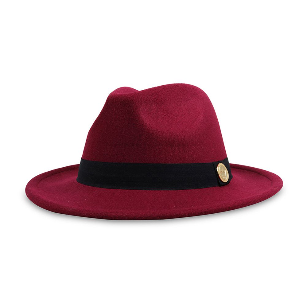 Chapéu Fedora Bordo | Chapéu Premium - Chapéu Premium | Top Hats!