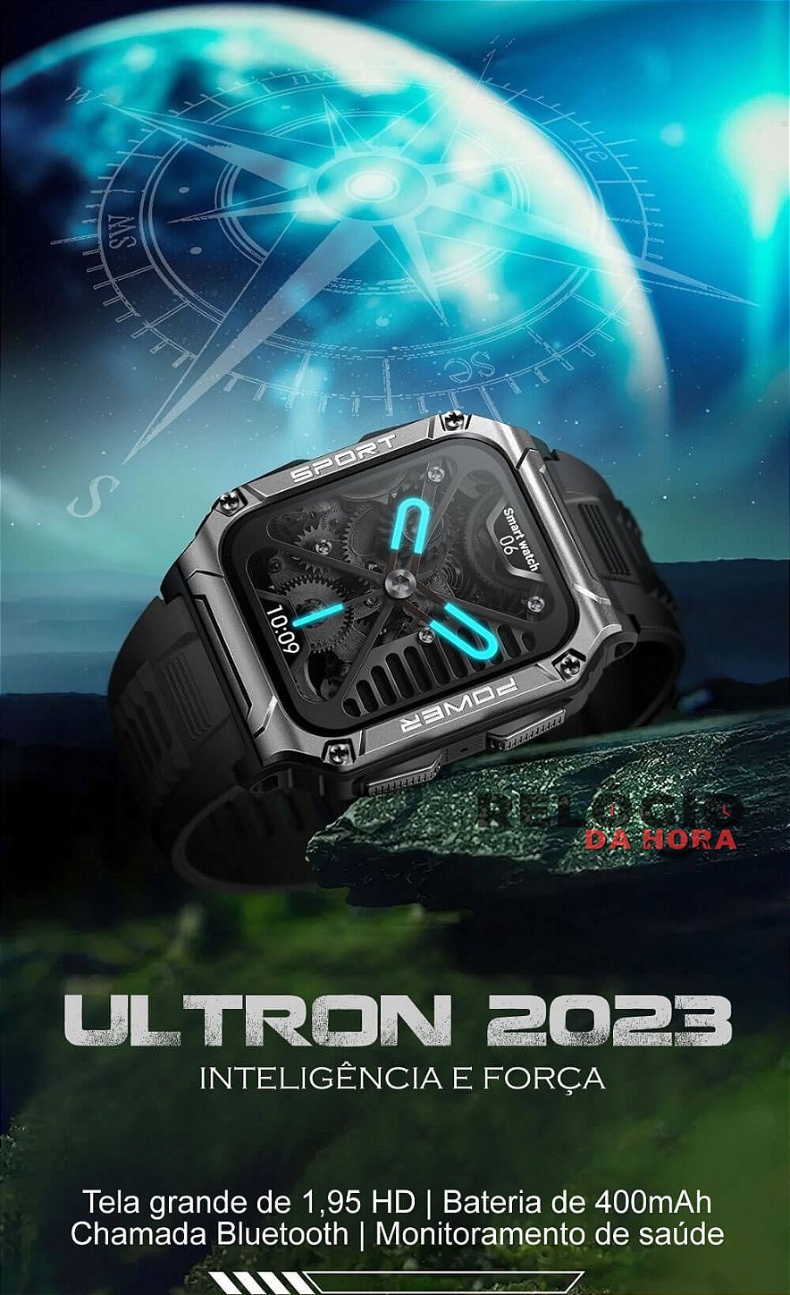 Relógio Inteligente Ultron 2023 Android & iOS