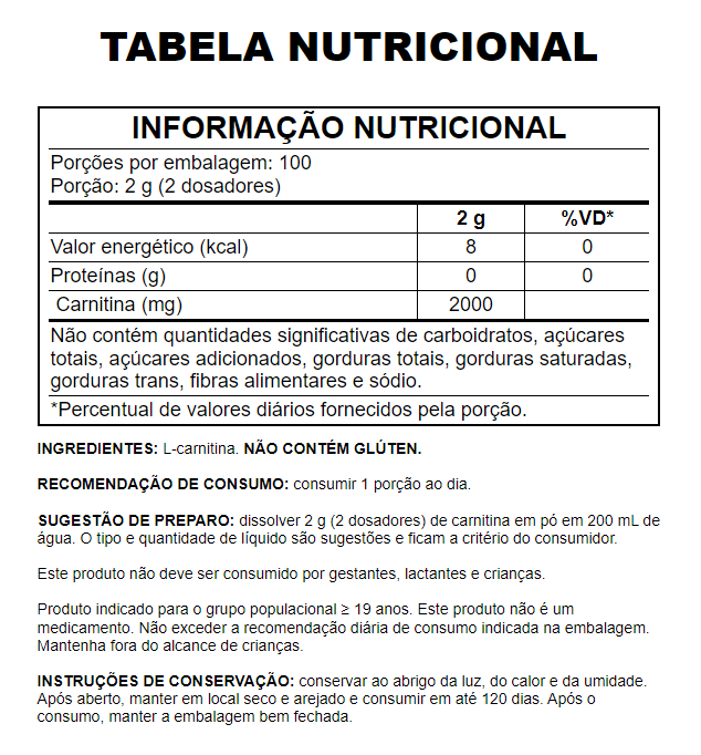 l-carnitina growth L-Carnitine L-Tartrate 750 mg Carnipure main image 0