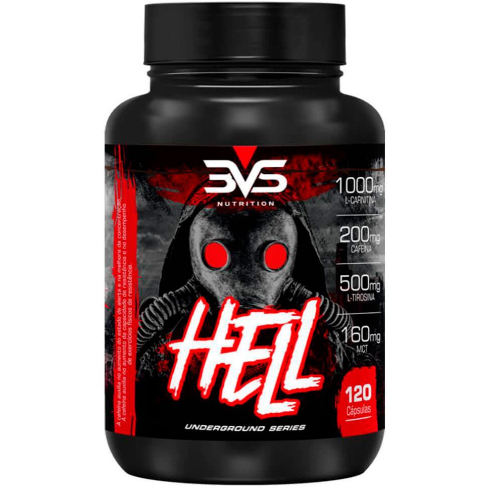 Hell Termogênico - 120 Cápsulas - 3VS Nutrition - FITFIELD