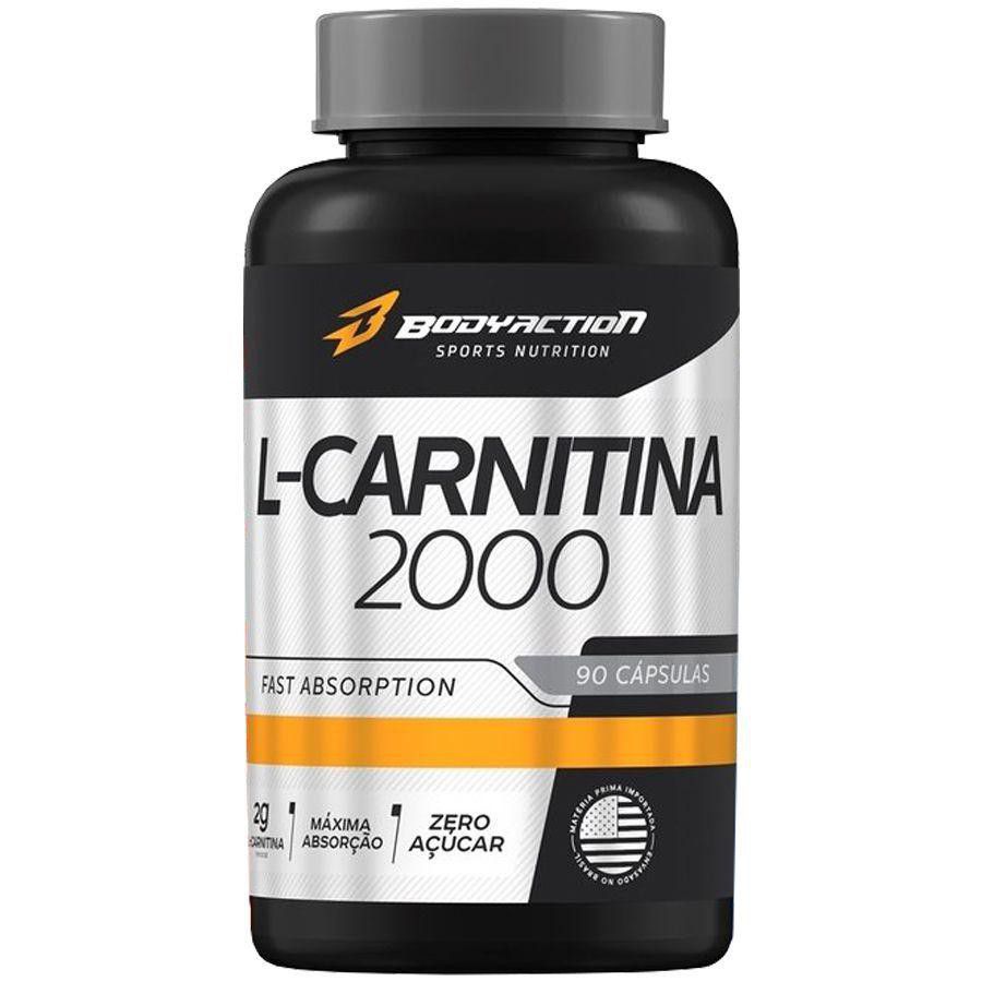 L-Carnitina Pura (2000mg) - 90 Cpsulas - BodyAction - FITFIELD