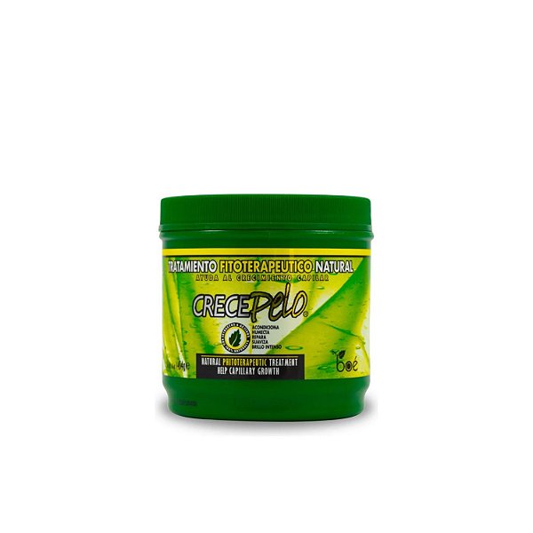 Máscara de Tratamento Capilar Fitoterápico Natural Crece Pelo - 454g