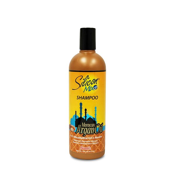 Shampoo Nutritivo Silicon Mix Moroccan Argan Oil - 473ml