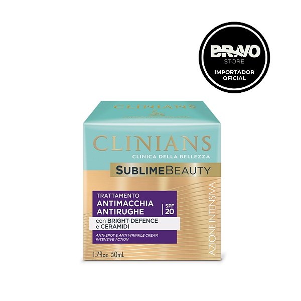 Creme Facial Clinians Sublime Beauty Antimanchas Antirrugas FPS 20 - 50ml