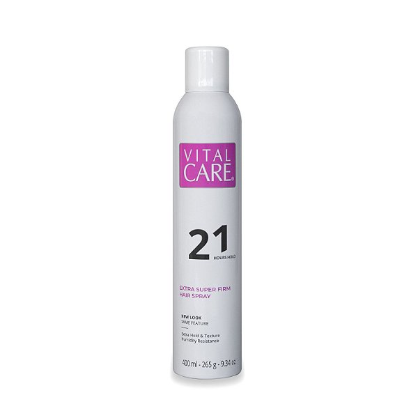 Hair Spray Vital Care Extra Super Firm Hold 21 Horas - 400ml