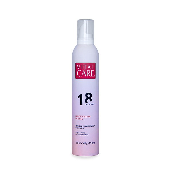 Hair Mousse Vital Care Super Volume 18h - 340g
