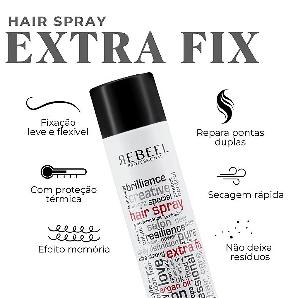 Hair Spray Rebeel Extra Fix - 500 ml