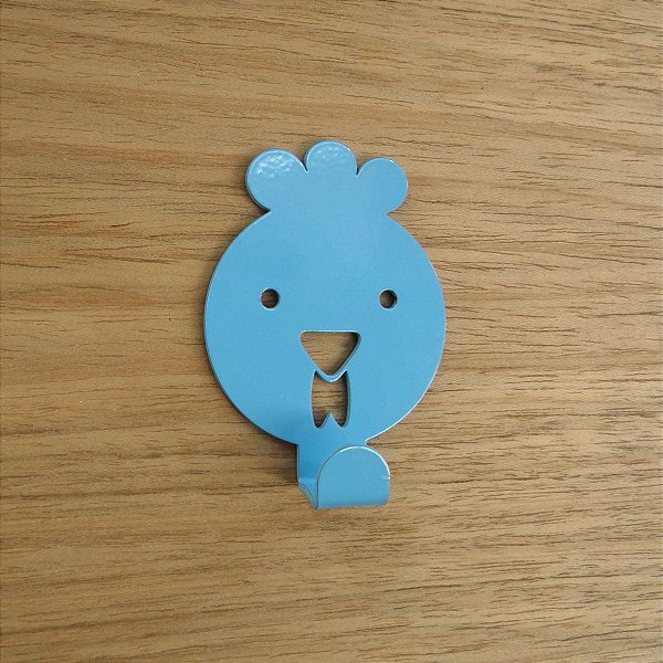Suporte De Parede Gancho Pintinho Azul