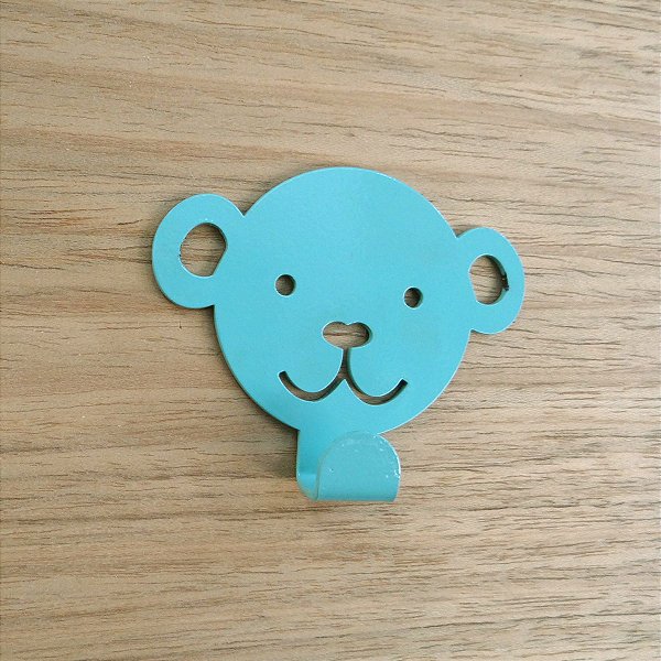 Suporte De Parede Gancho Macaquinho Verde
