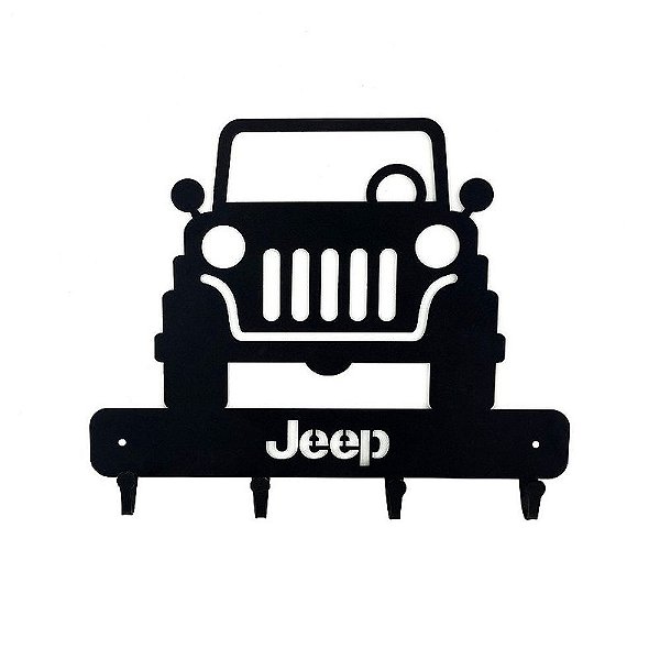 Porta Chaves De Parede Jeep em Ferro