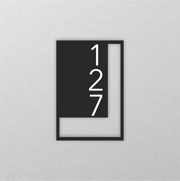 Número Para Casa Moderno em Acrílico Brasília