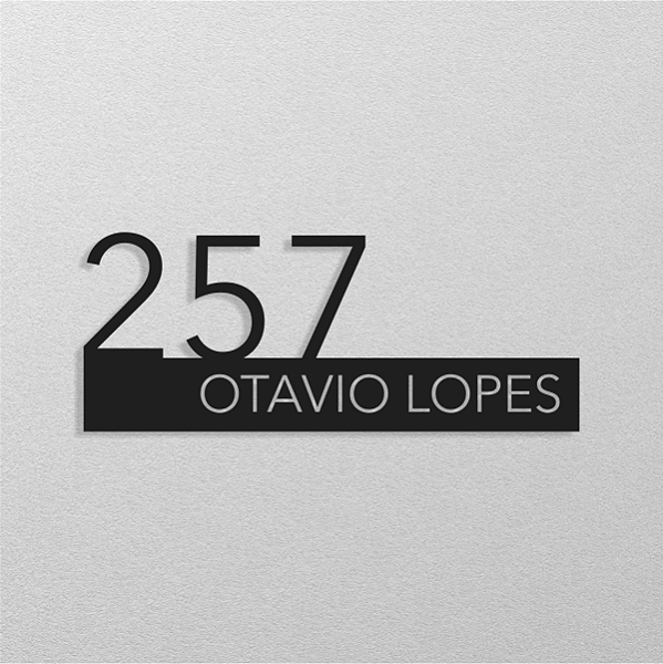 Número Para Casa Moderno em Acrílico Florianópolis