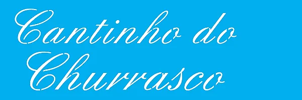Stencil Frase Cantinho Do Churrasco - 10x30cm
