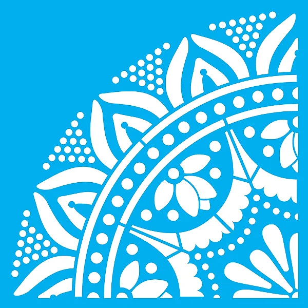 Stencil Mandala Gr Renda - 30,5x30,5cm