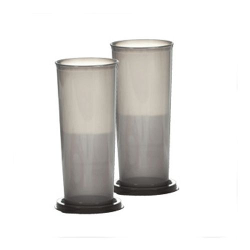 Tupperware Copo Fumê 470ml Preto kit 2 Peças