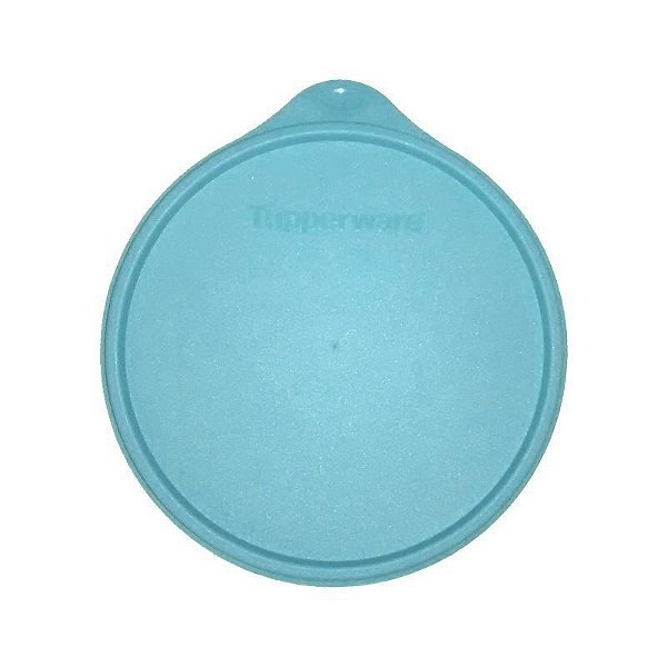 Tupperware Tampa Hermética Azul para Caixa de Armazenagem 16 cm