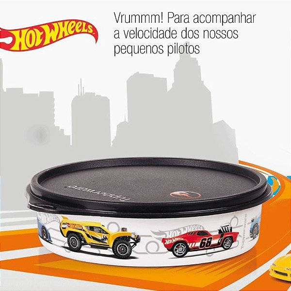 Tupperware Pratinho Hot Wheels 500ml
