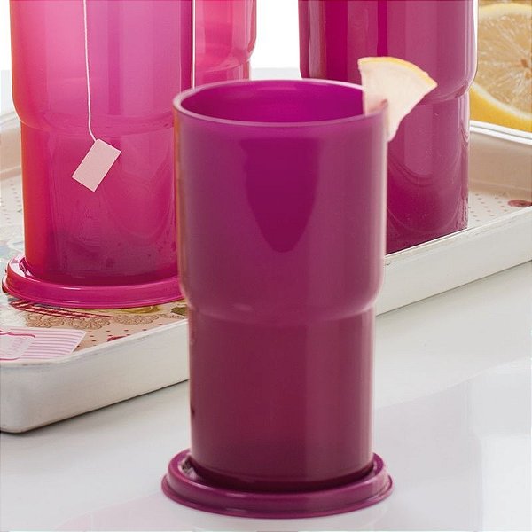 Tupperware Copo Colors 365 ml Roxo
