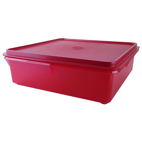 Tupperware Caixa Versátil 2,5 Litros Vermelha