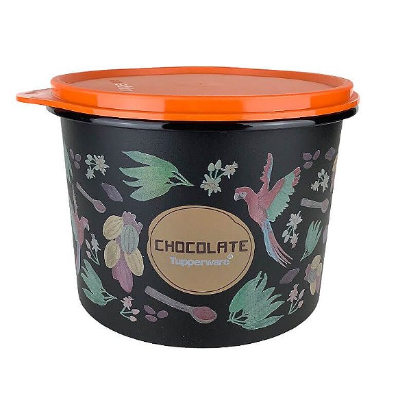 Tupperware Caixa Chocolate Floral 1,3 kg