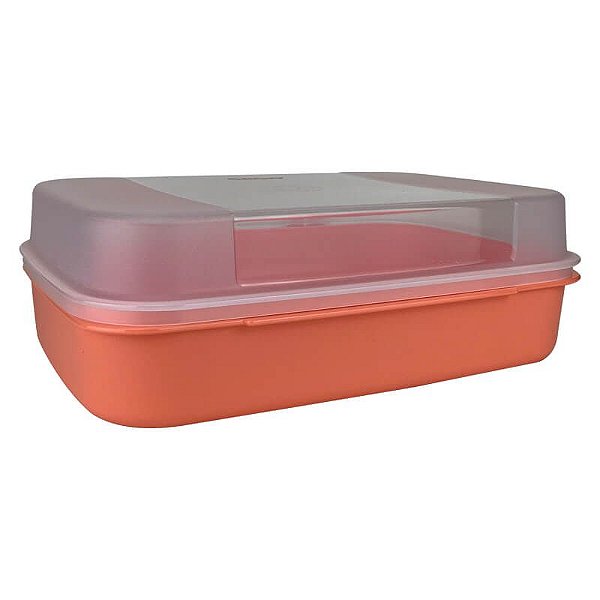 Tupperware Visual Box Mini 550ml Laranja