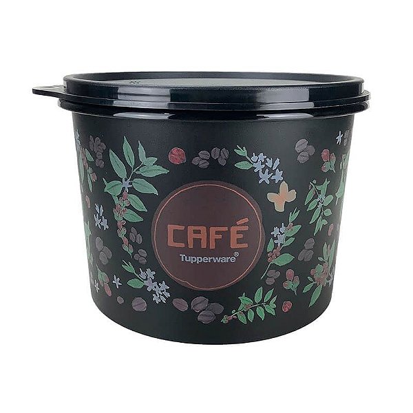 Tupperware Caixa Café Floral 700g