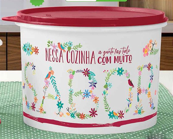 Tupperware Caixa Amor e Sabor 2,4 litros