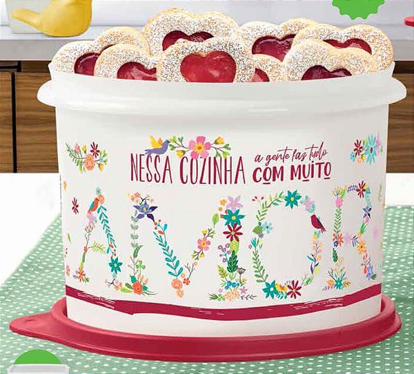 Tupperware Caixa Amor e Sabor 1,1 litro