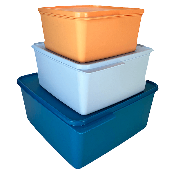 Kit Tupperware Basic Line 3 peças