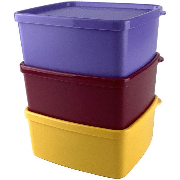 Kit Tupperware Jeitosinhos 400ml 3 Peças