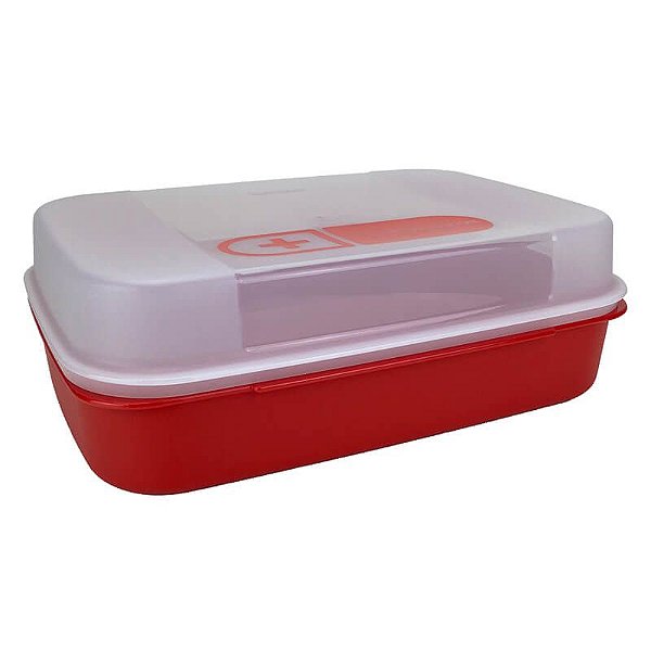 Tupperware Porta Medicamento Grande 2,3 litros Vermelho