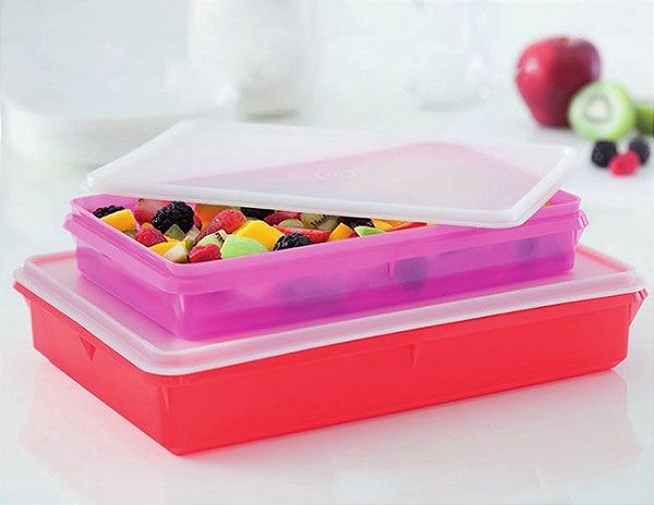 Tupperware Refri Box N°3 Vermelhor 3,5 Litros