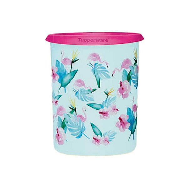 Tupperware Instantânea Mágica Flamingo Floral 1,3 L