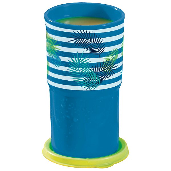 Tupperware Copo Colors Listrado 350ml Azul