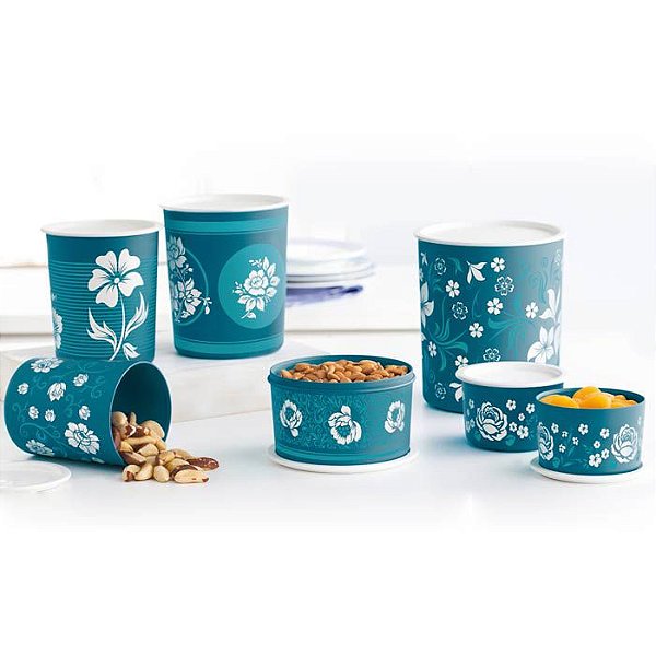 Tupperware Bea 02/2017 Instantânea Turmalina Florido 7 Peças