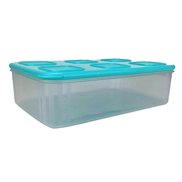 Tupperware Tupperfresh Retangular 1,6 Litro Verde Mint