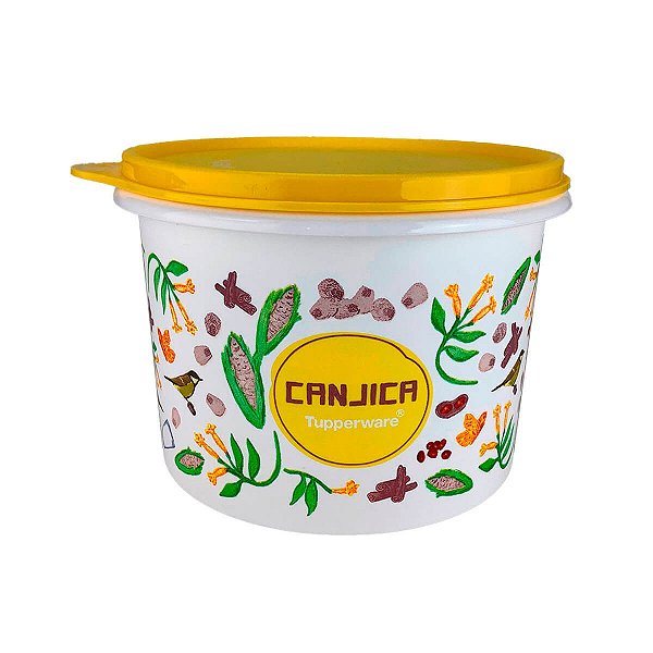 Tupperware Caixa Canjica Floral 800g