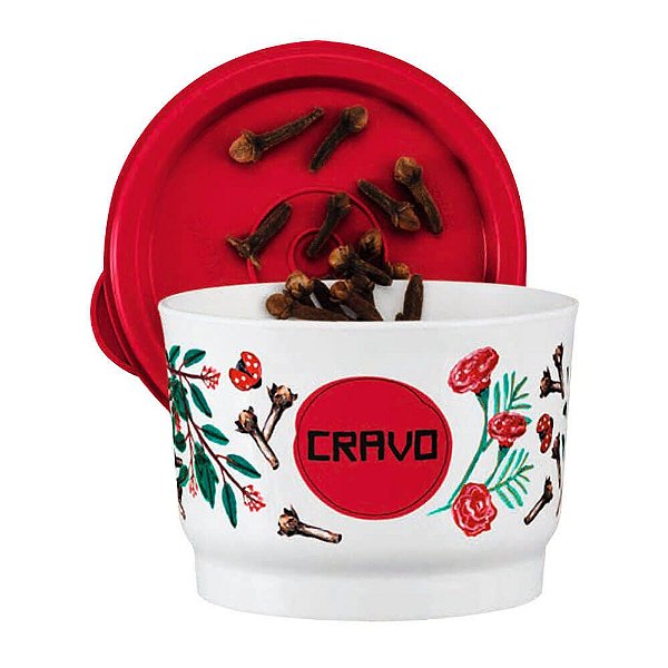 Tupperware Potinho Cravo Floral 140ml