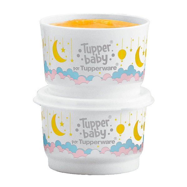 Kit Tupperware Potinho Tupper Baby 140ml 2 peças